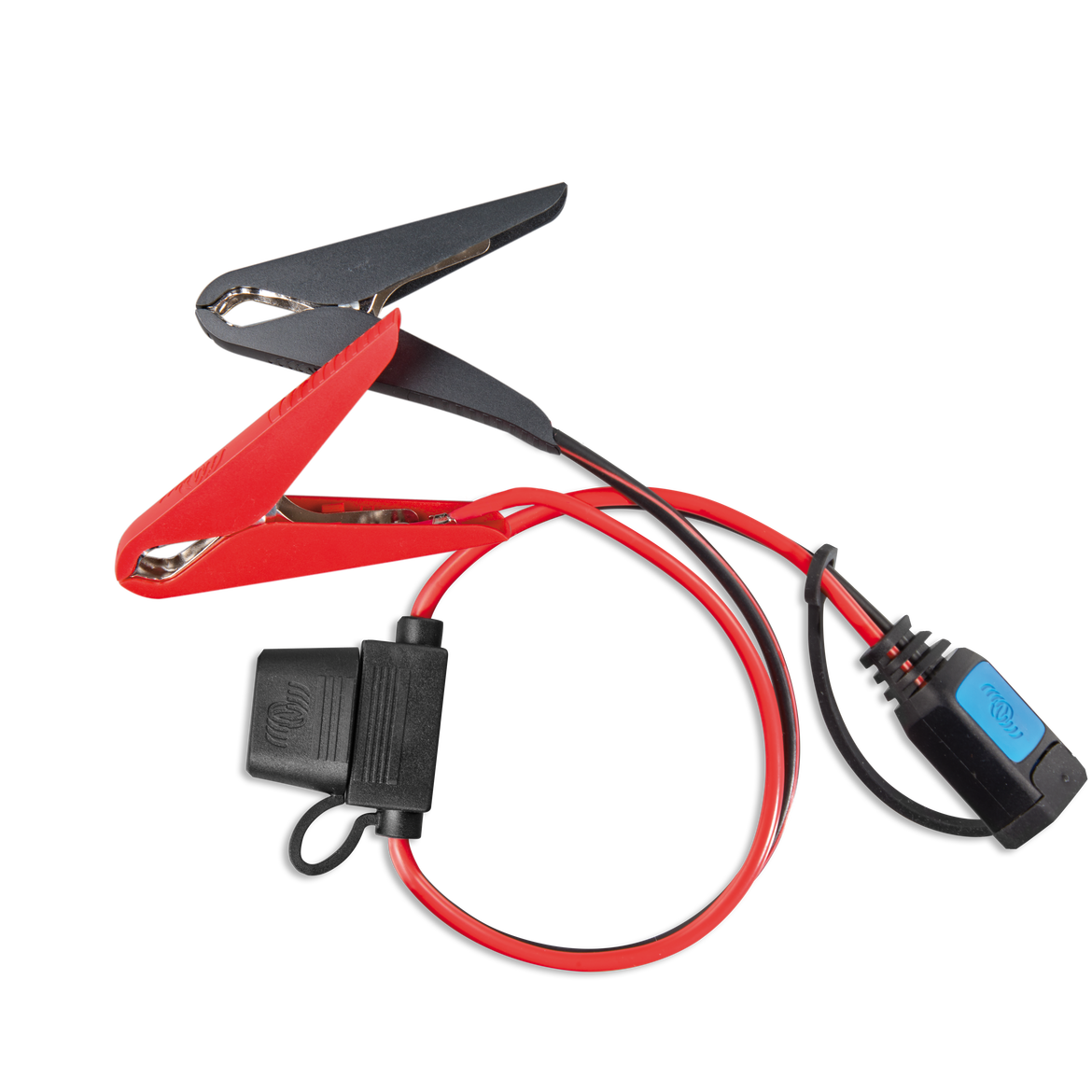 Clamp connector with fuse